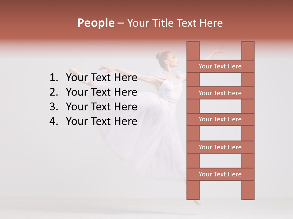 Temptation Elegance Girl PowerPoint Template