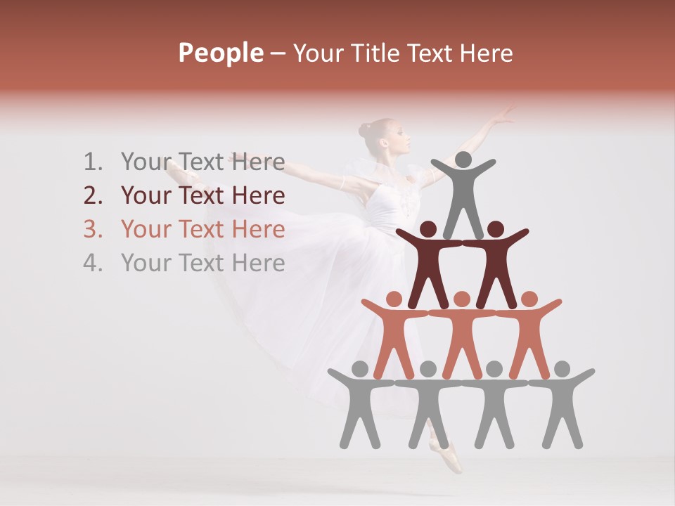 Temptation Elegance Girl PowerPoint Template