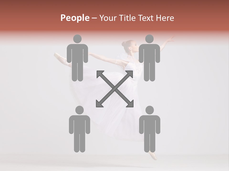 Temptation Elegance Girl PowerPoint Template