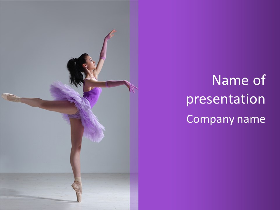 Pose Posing Dance PowerPoint Template