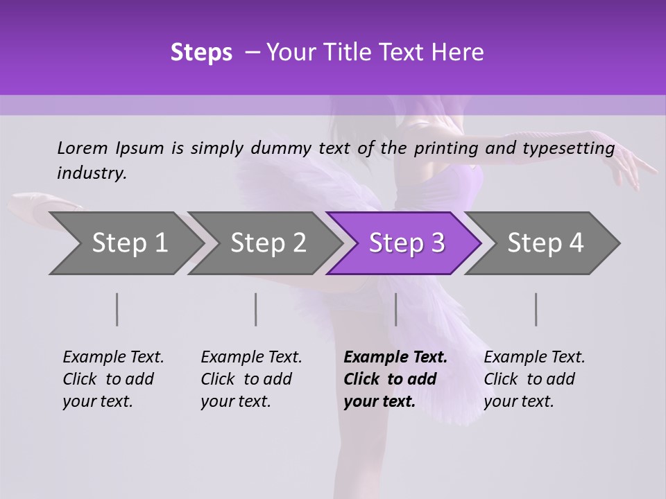 Pose Posing Dance PowerPoint Template