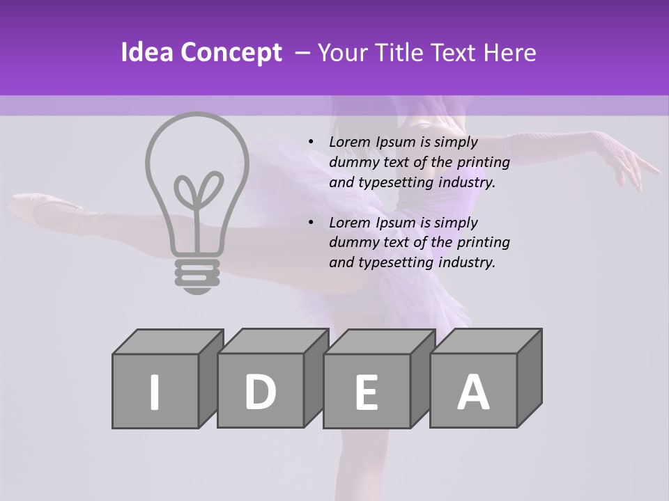 Pose Posing Dance PowerPoint Template