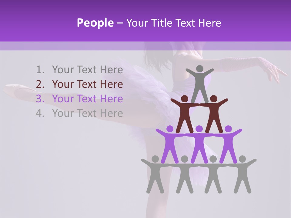 Pose Posing Dance PowerPoint Template