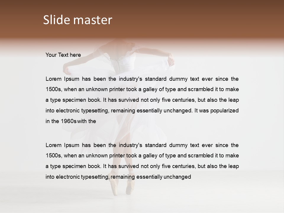 Temptation Cheerful Female PowerPoint Template