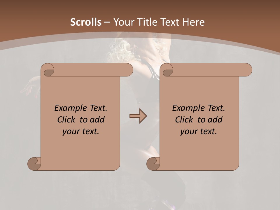 Go Go Voluptous Seductive PowerPoint Template