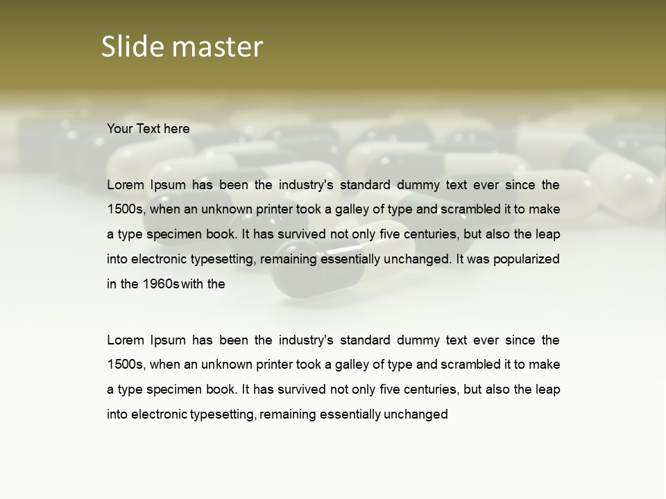 Addiction Close Up Sickness PowerPoint Template