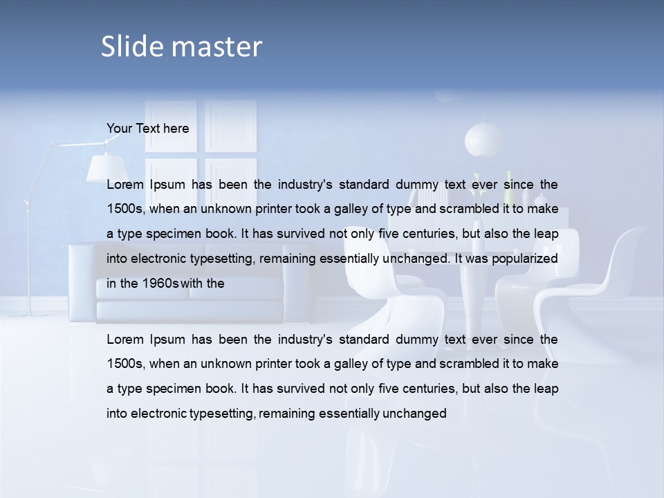 Relax Lifestyle Home PowerPoint Template