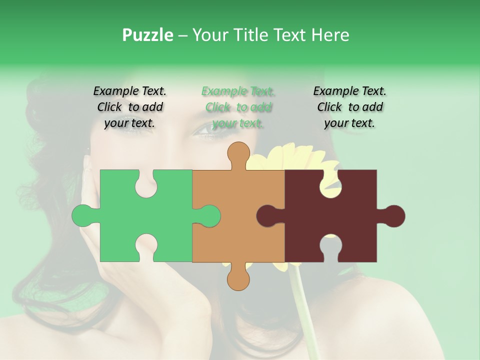 Portrait Romance Background PowerPoint Template