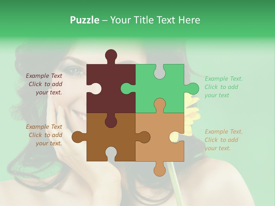 Portrait Romance Background PowerPoint Template