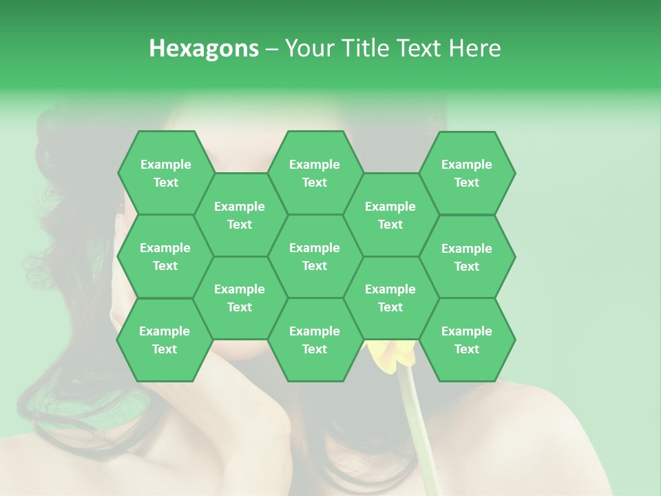 Portrait Romance Background PowerPoint Template