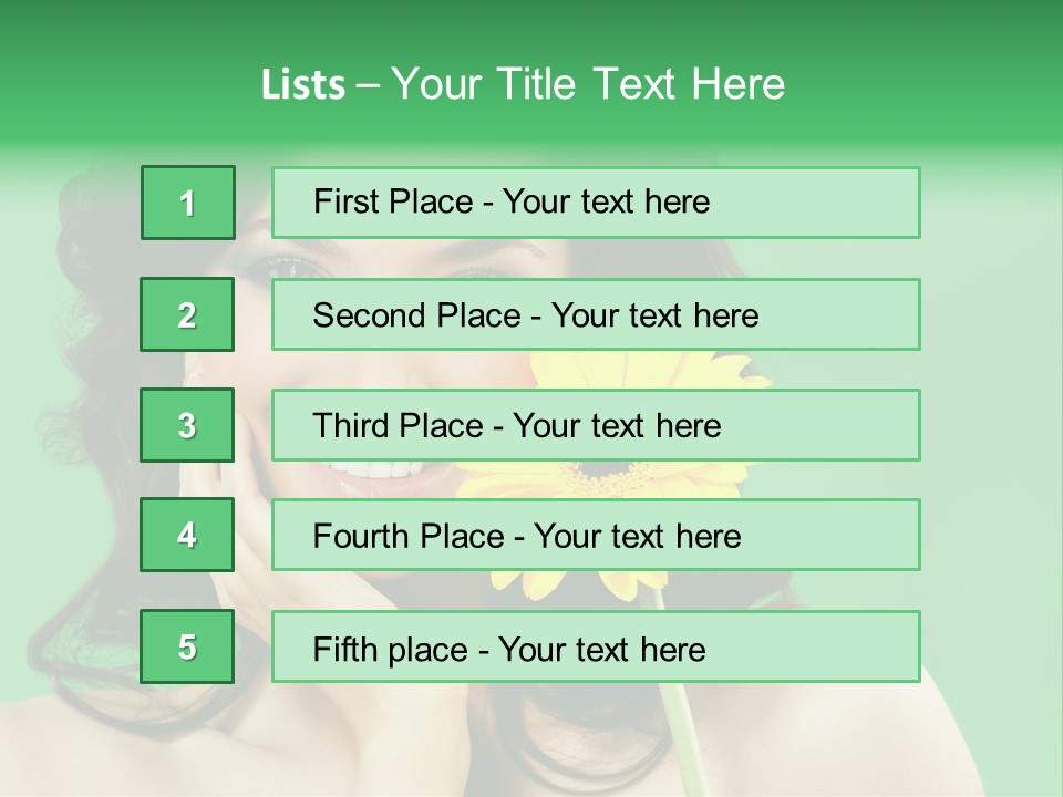 Portrait Romance Background PowerPoint Template