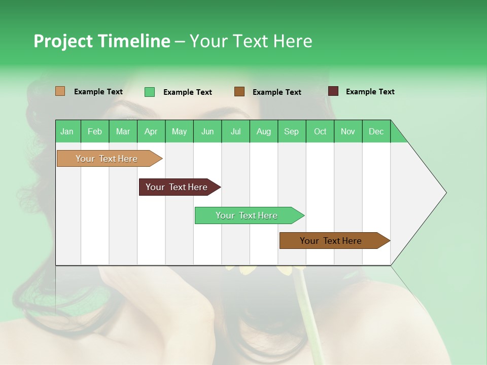 Portrait Romance Background PowerPoint Template
