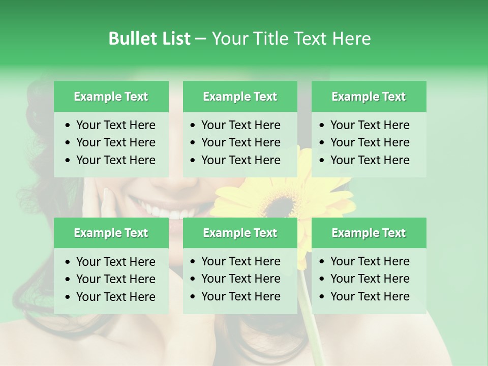 Portrait Romance Background PowerPoint Template