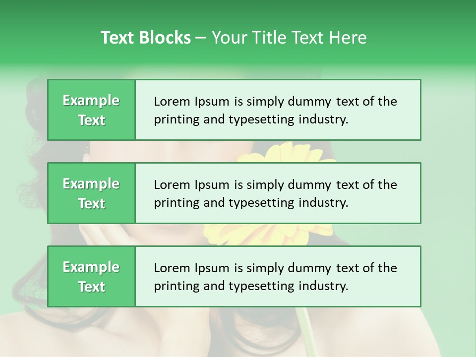 Portrait Romance Background PowerPoint Template