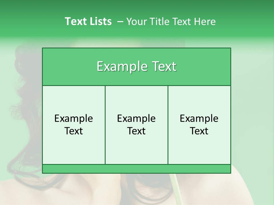 Portrait Romance Background PowerPoint Template