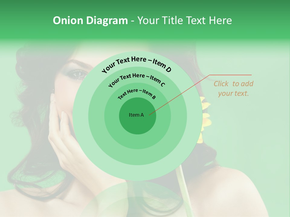 Portrait Romance Background PowerPoint Template