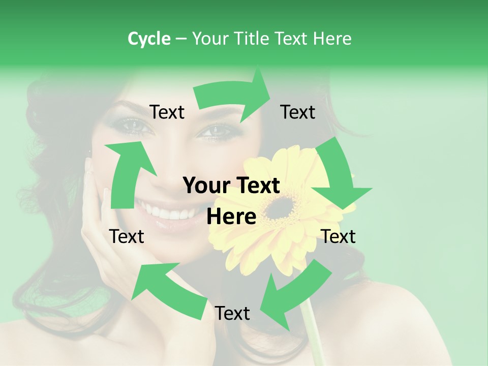 Portrait Romance Background PowerPoint Template