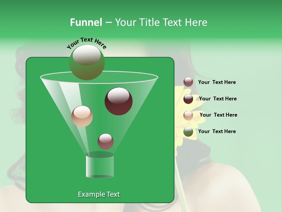 Portrait Romance Background PowerPoint Template