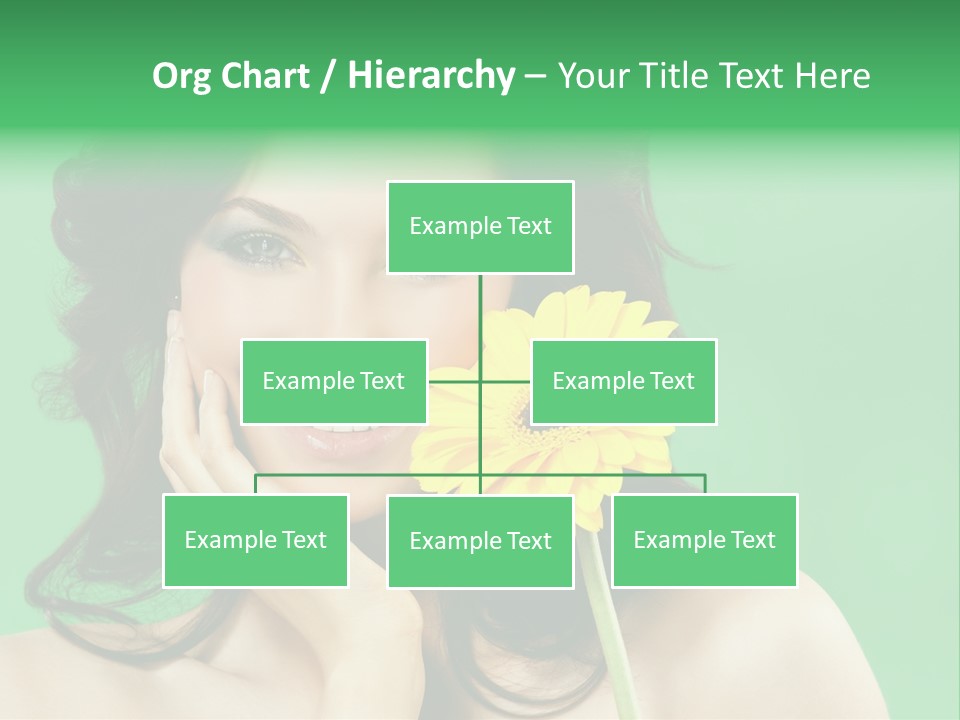 Portrait Romance Background PowerPoint Template