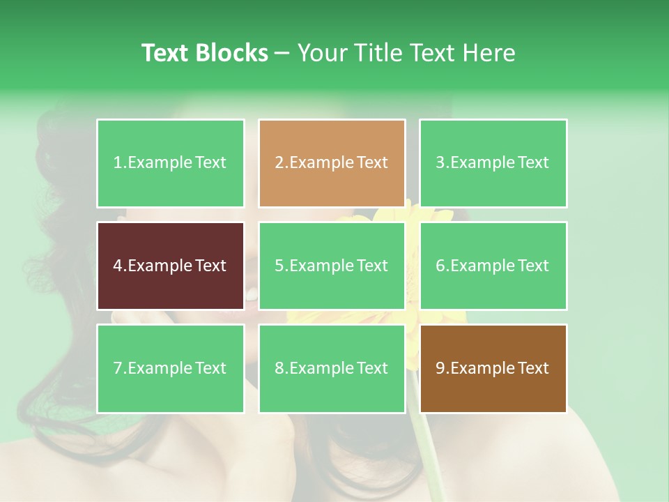 Portrait Romance Background PowerPoint Template