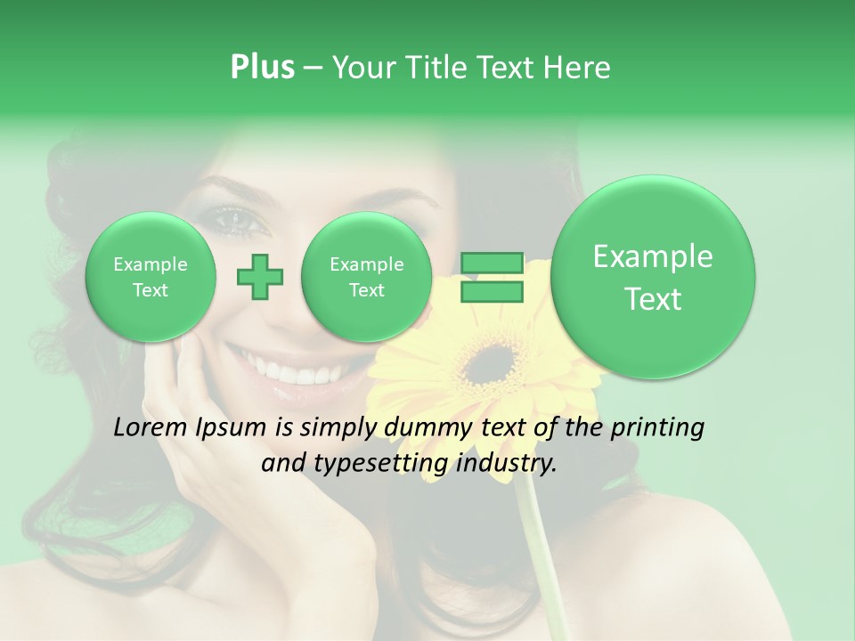 Portrait Romance Background PowerPoint Template
