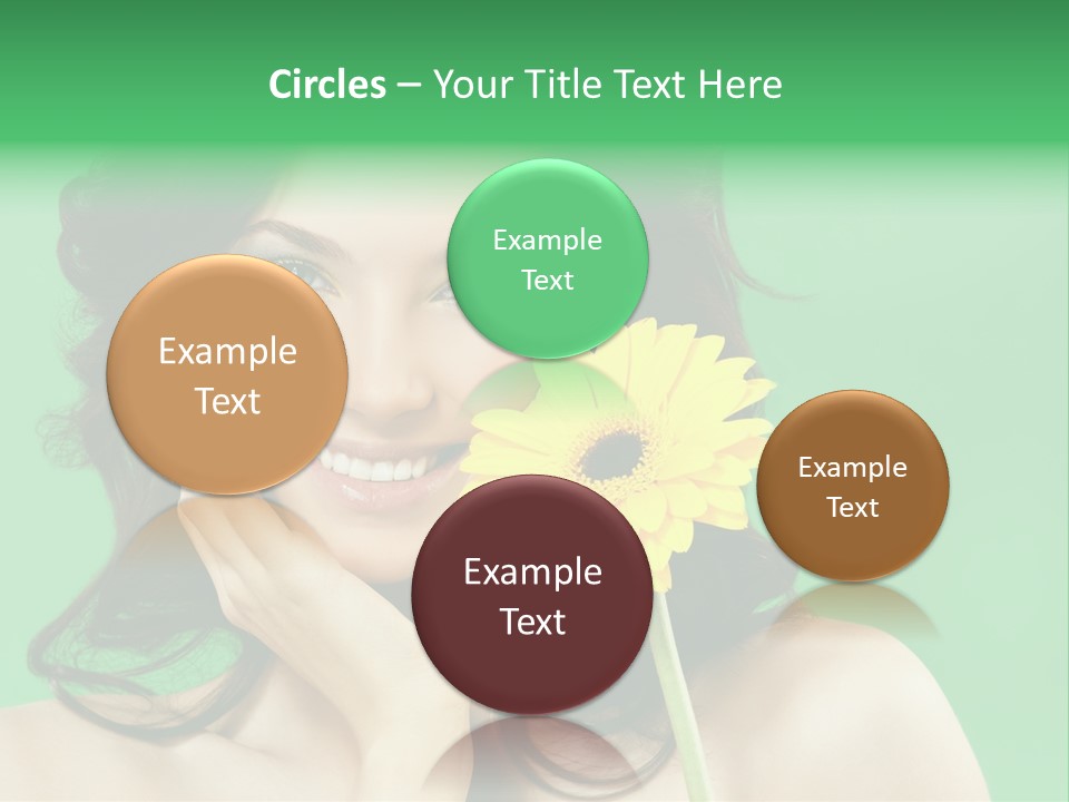 Portrait Romance Background PowerPoint Template