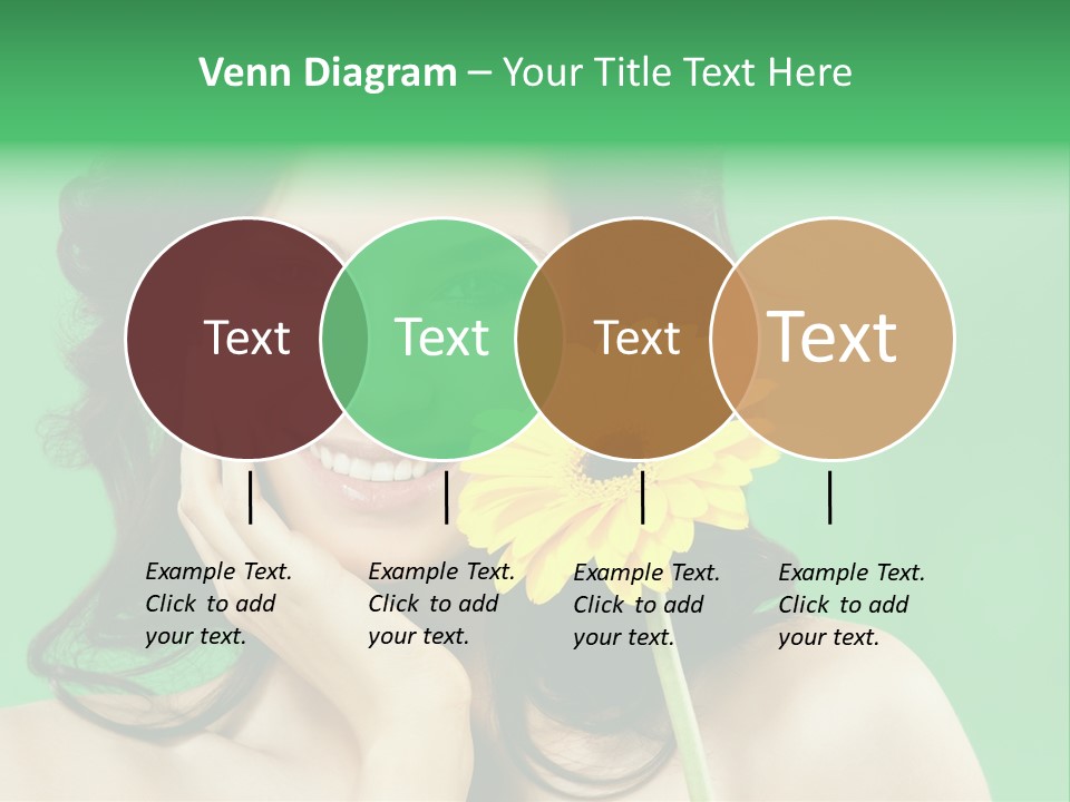 Portrait Romance Background PowerPoint Template