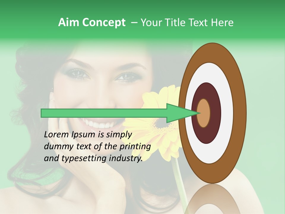 Portrait Romance Background PowerPoint Template