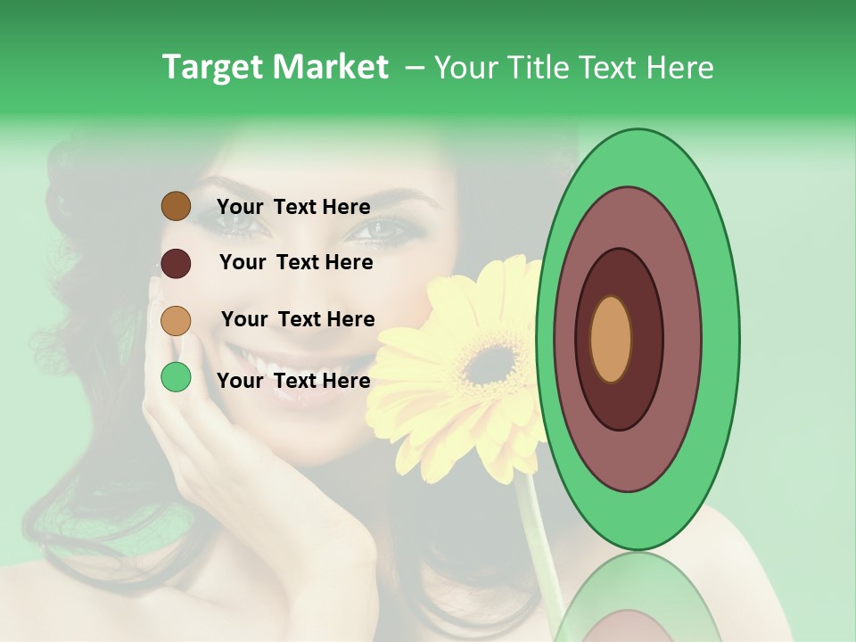 Portrait Romance Background PowerPoint Template