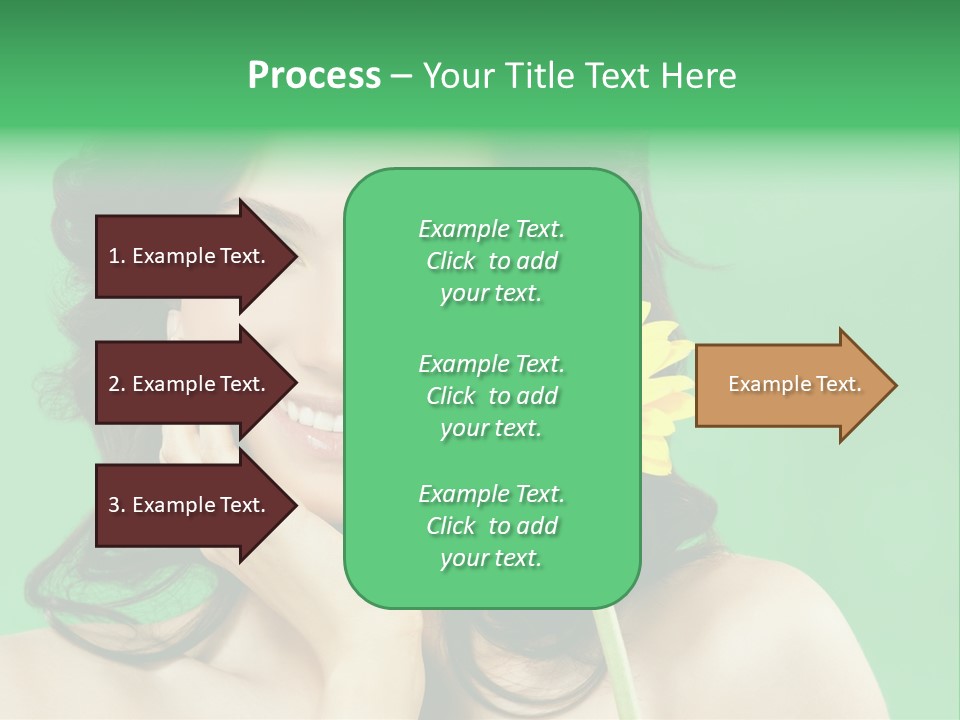 Portrait Romance Background PowerPoint Template