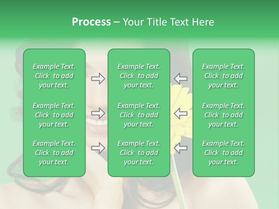 Portrait Romance Background PowerPoint Template