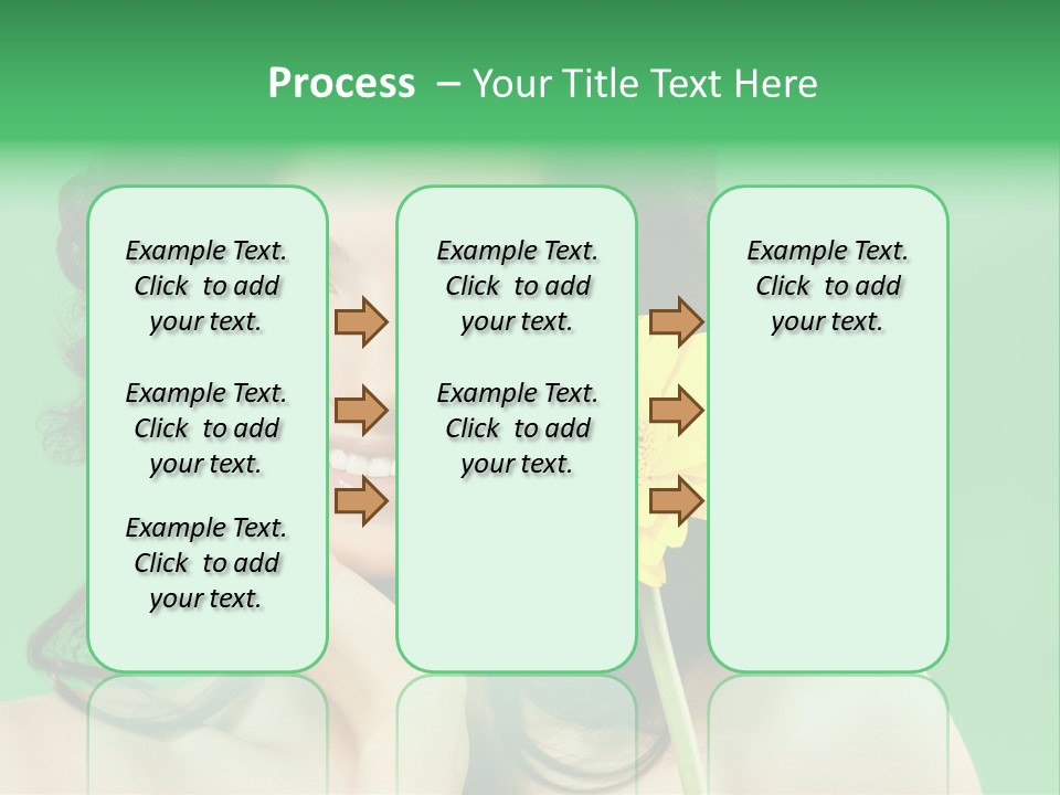 Portrait Romance Background PowerPoint Template