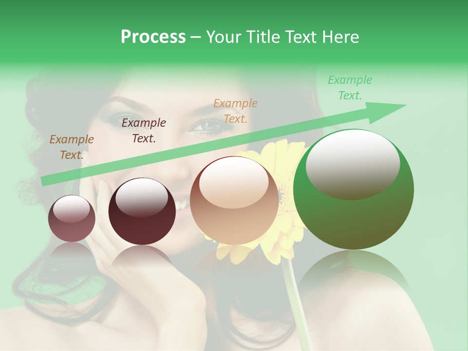 Portrait Romance Background PowerPoint Template