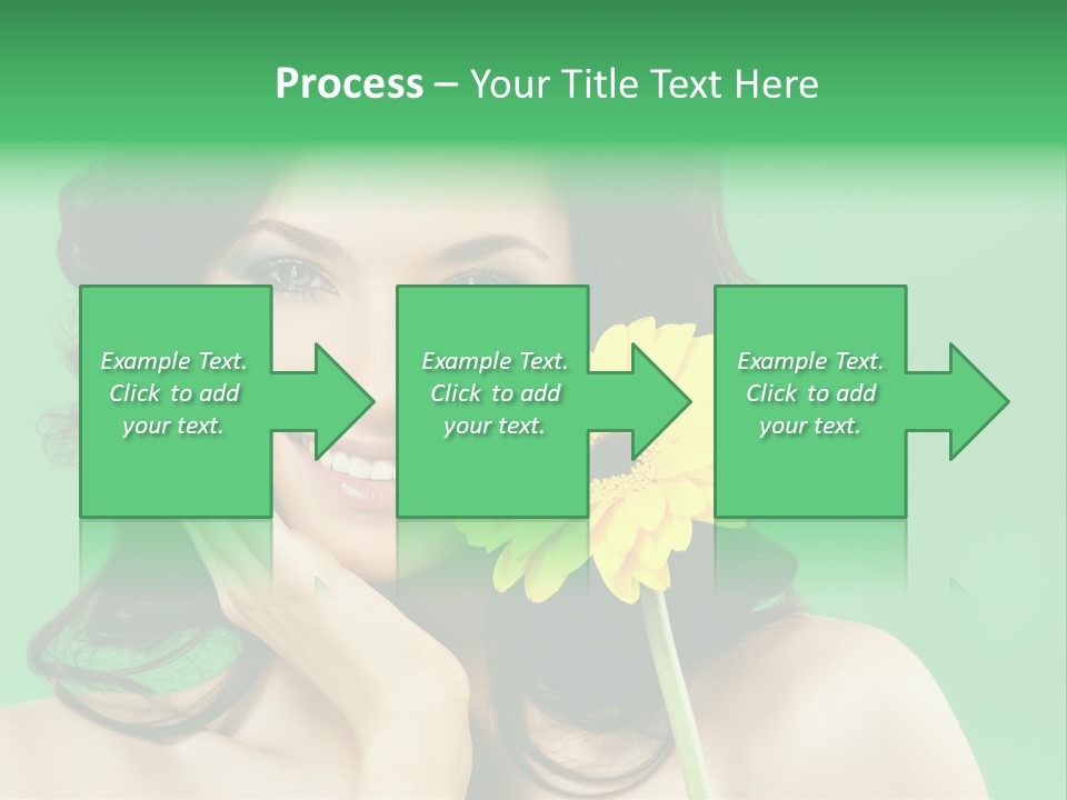 Portrait Romance Background PowerPoint Template