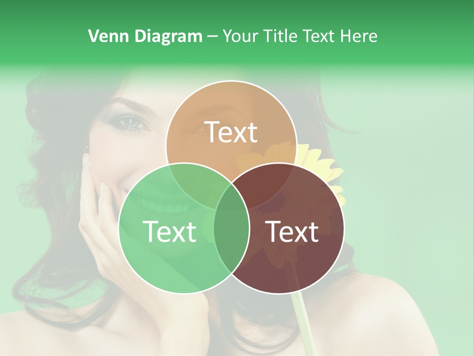 Portrait Romance Background PowerPoint Template