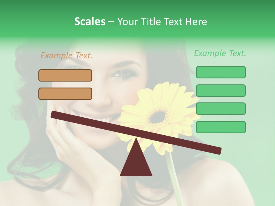 Portrait Romance Background PowerPoint Template