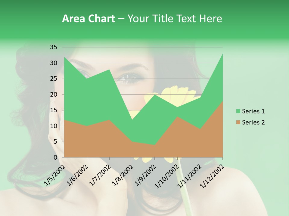Portrait Romance Background PowerPoint Template
