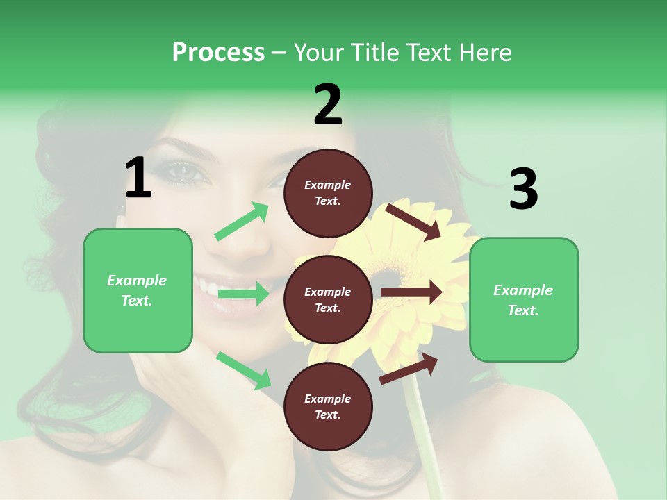 Portrait Romance Background PowerPoint Template