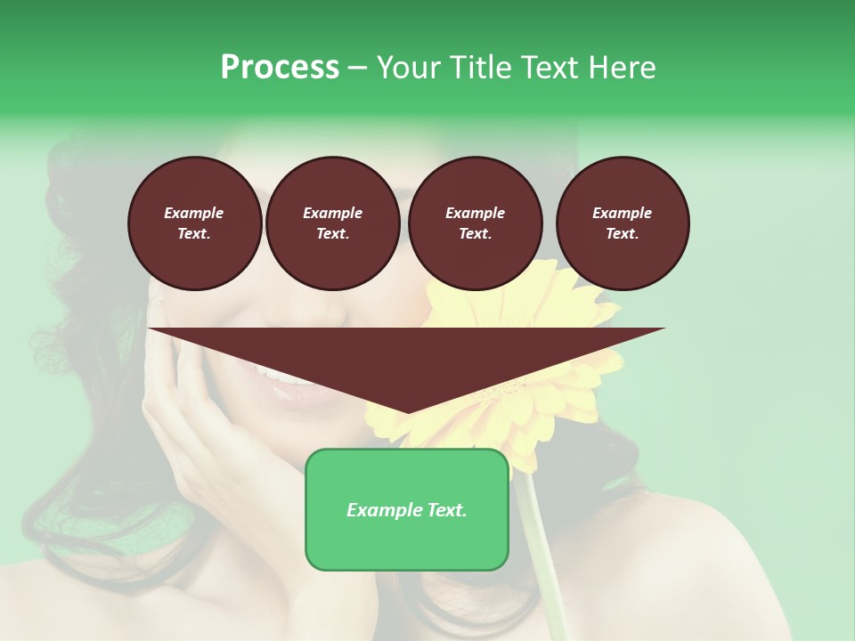 Portrait Romance Background PowerPoint Template