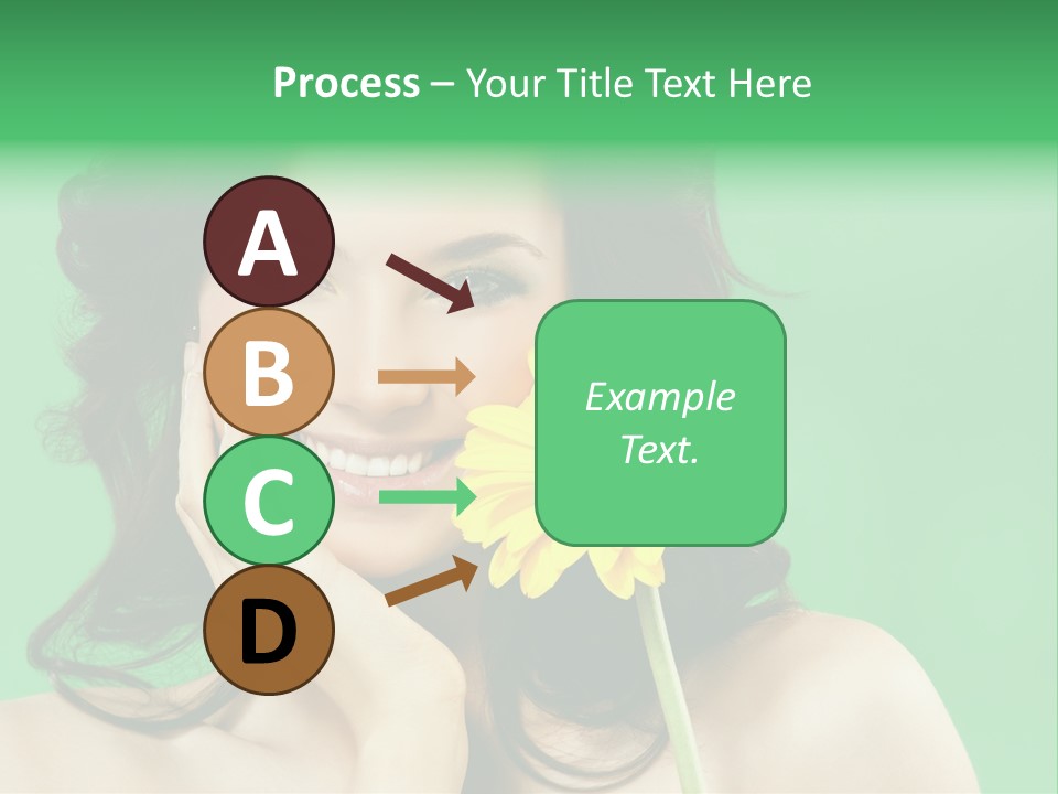 Portrait Romance Background PowerPoint Template