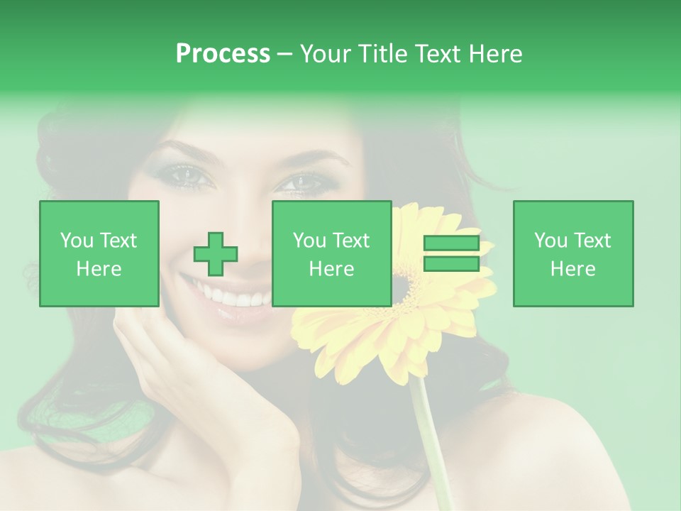 Portrait Romance Background PowerPoint Template