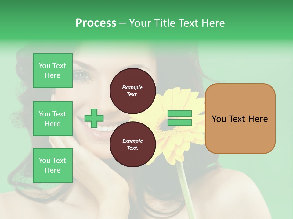 Portrait Romance Background PowerPoint Template