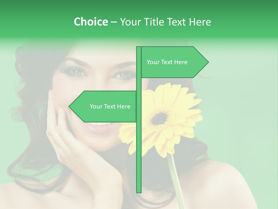 Portrait Romance Background PowerPoint Template