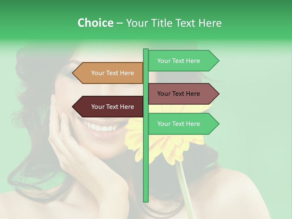 Portrait Romance Background PowerPoint Template