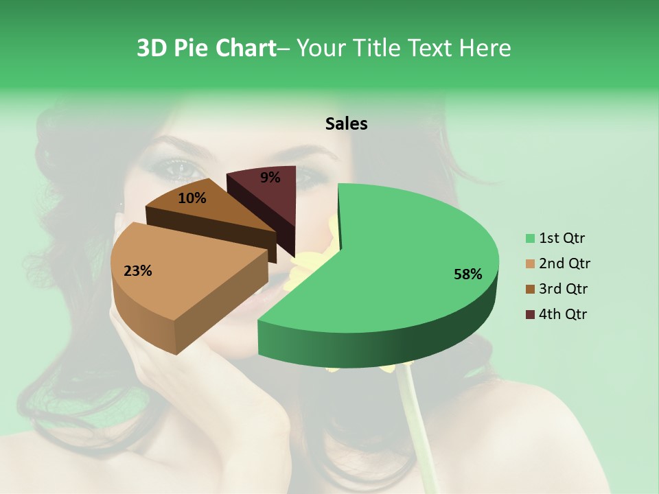Portrait Romance Background PowerPoint Template