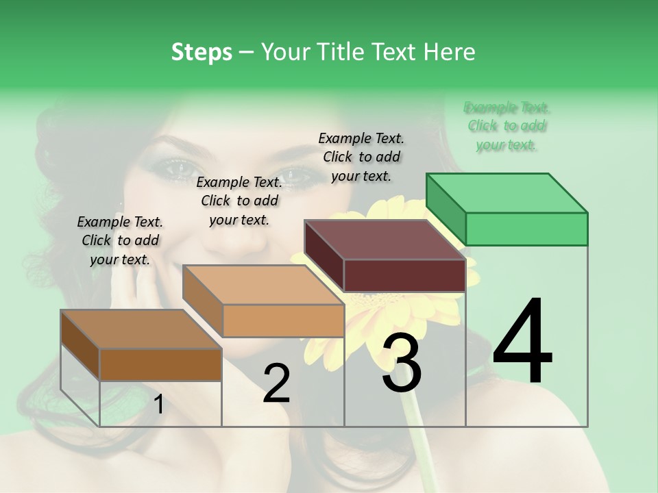 Portrait Romance Background PowerPoint Template