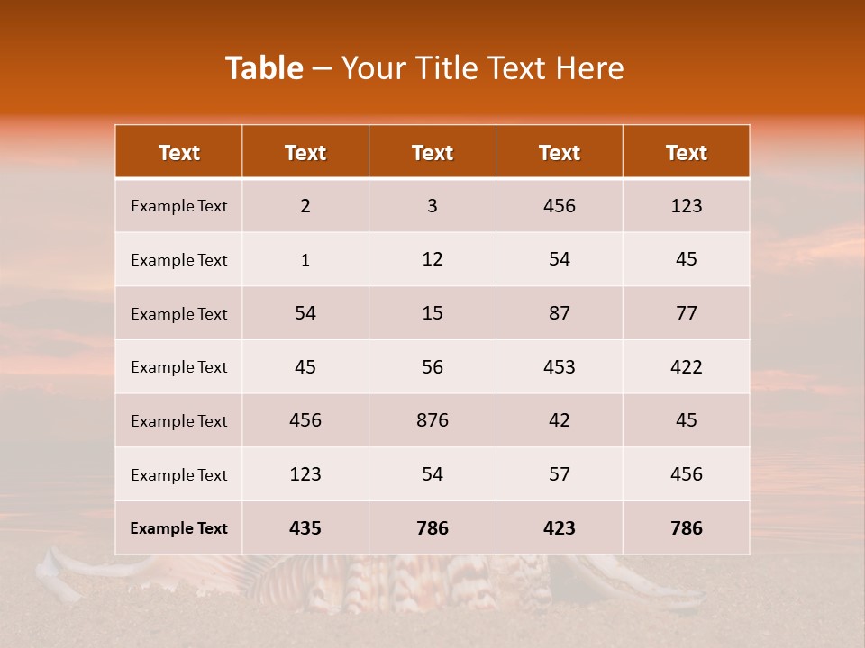 Pacific Water Cloudy PowerPoint Template