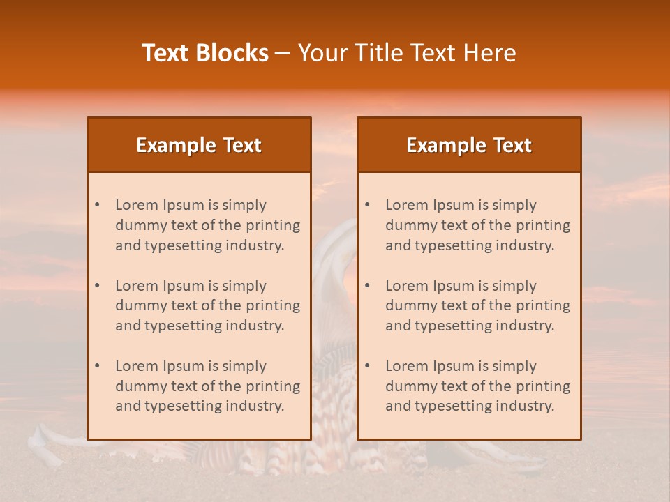 Pacific Water Cloudy PowerPoint Template