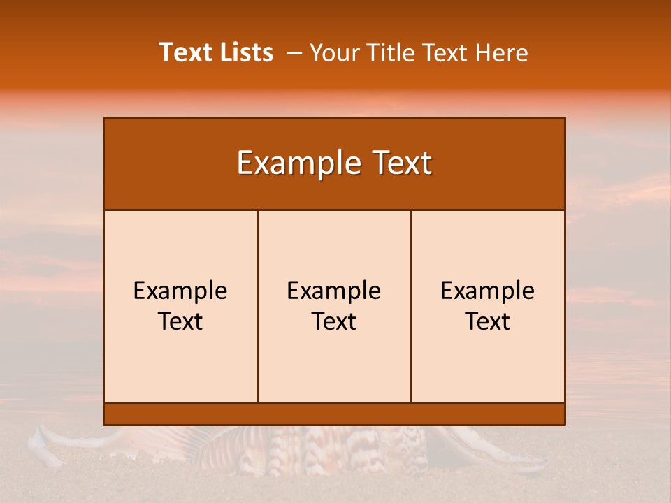 Pacific Water Cloudy PowerPoint Template