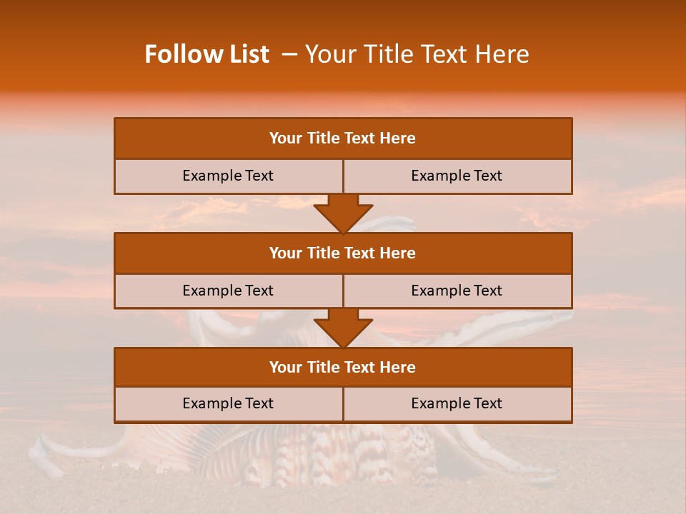Pacific Water Cloudy PowerPoint Template